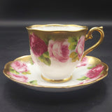 Royal Albert - Old English Rose 2735, Heavy Gold Rim - Duo: Hampton Cup