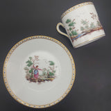 Richard Ginori - Watteau-style Landscapes, Pattern E - Demitasse Duo