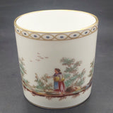 Richard Ginori - Watteau-style Landscapes, Pattern F - Demitasse Duo