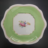 E Hughes & Co Paladin - Floral Spray with Green Band - 21-piece Tea Set