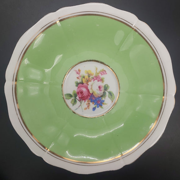 Paladin - Floral Spray with Green Band - Saucer