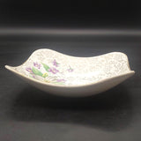 Midwinter - Trilliums and Violets - Square Dish