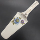 Lord Nelson - Blue and Purple Flowers - Pavlova/Cake Plate and Server