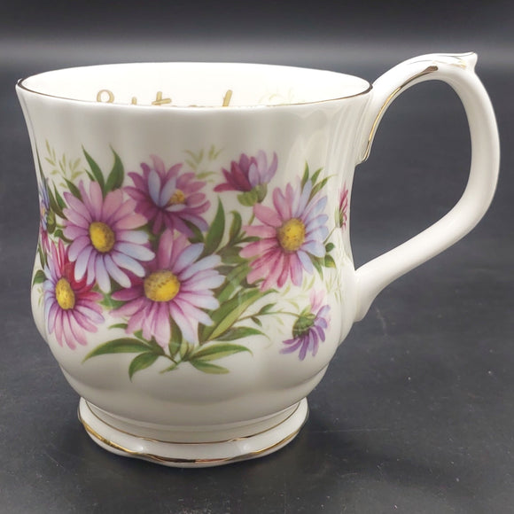 Royal Albert - Flowers of the Month Series: September - Michaelmas Daisy - Mug