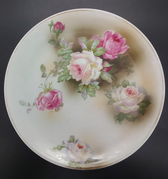 Wurttemberg - White and Pink Roses - Plate