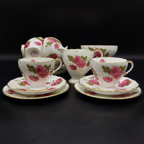 Foley - Century Rose - 20-piece Tea Set
