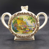 Sadler - Crinoline Lady at Country Cottage - Sugar Bowl