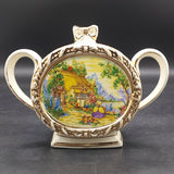 Sadler - Crinoline Lady at Country Cottage - Sugar Bowl