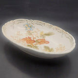 Imperial Bonn - Red and Blue Flowers - Oval Dish