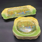Lancaster & Sons - Trees and Bluebells -Sandwich Tray and Plates