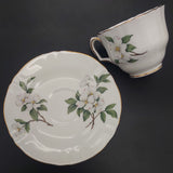 Crown Staffordshire - White Blossom - Trio