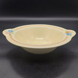 Clarice Cliff - Blue, Orange and Pink Flowers - Serving Bowl