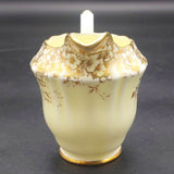 Crown Staffordshire - Floral Spray, Gold Floral Filigree - Milk Jug