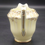 Crown Staffordshire - Floral Spray, Gold Floral Filigree - Milk Jug