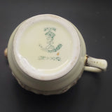 Crown Staffordshire - Floral Spray, Gold Floral Filigree - Milk Jug