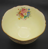 Crown Staffordshire - Floral Spray, Gold Floral Filigree - Sugar Bowl