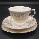 Colclough - Pink with Gold Filigree - 18-piece Tea Set