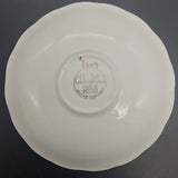 Colclough - Gold Filigree Band with Pink, 6077 - Saucer