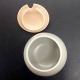 Poole - C97 Peach Bloom and Seagull - Mustard Pot, 276