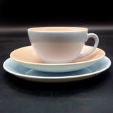 Poole - C100 Peach Bloom and Mist Blue - Breakfast Trio