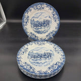 Johnson Brothers - Coaching Scenes, Blue - 6-setting Dinner Set