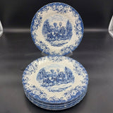 Johnson Brothers - Coaching Scenes, Blue - 6-setting Dinner Set