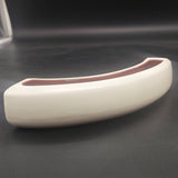 Poole - C95 Red Indian and Magnolia - Curved Posy Vase