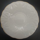 Aynsley - White on Crocus - Saucer