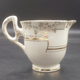Thomas Forester & Sons -Gold Art Deco with Filigree - Milk Jug