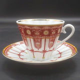 Lomonosov Imperial Porcelain - Red Pattern - Duo
