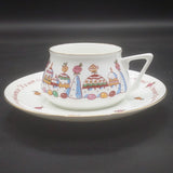 Lomonosov Imperial Porcelain - Easter Cake and Eggs - Duo
