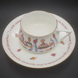 Lomonosov Imperial Porcelain - Easter Cake and Eggs - Duo