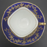 Ucagco - Cobalt Blue with Gold Overlay - Demitasse Duo