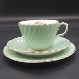 Aynsley - Apple Blossom, Green Swirl - Trio