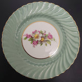 Aynsley - Apple Blossom, Green Swirl - Trio