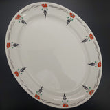 Shelley - Red Poppies, Black Wheat, 11326 - Platter, Medium