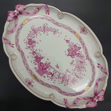 Herend - Indian Basket, Raspberry - Platter
