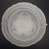 Shelley - Pink Roses and Blue Garlands - 20-piece Tea Set