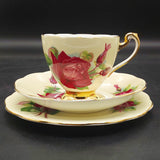 Roslyn - Wheatcroft Roses, No 2 Grand Gala on Cream - 21-piece Tea Set