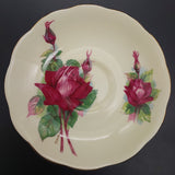 Roslyn - Wheatcroft Roses, No 2 Grand Gala on Cream - 21-piece Tea Set