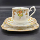 Royal Albert - Orange and Yellow Flowers, 8439 - 21-piece Tea Set