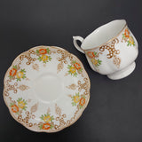 Royal Albert - Orange and Yellow Flowers, 8439 - 21-piece Tea Set