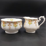 Royal Albert - Orange and Yellow Flowers, 8439 - 21-piece Tea Set