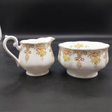 Royal Albert - Orange and Yellow Flowers, 8439 - 21-piece Tea Set
