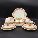 Royal Doulton - Raby Rose, V1502 - 21-piece Tea Set