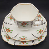 Royal Albert - Red Flower, Black Diamonds - Trio
