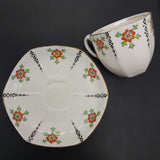 Royal Albert - Red Flower, Black Diamonds - Trio