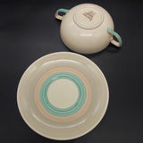 Susie Cooper - Banding, Blue 698 - 6-setting Dinner Set and Serving Ware