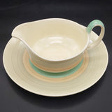 Susie Cooper - Banding, Blue 698 - 6-setting Dinner Set and Serving Ware