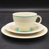 Susie Cooper - Banding, Blue 698 - 6-setting Dinner Set and Serving Ware